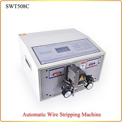 1pc Computer Automatic Wire Stripping Machine, Wire Cutting Machine, Wire Cutting & Stripping Machine SWT508C