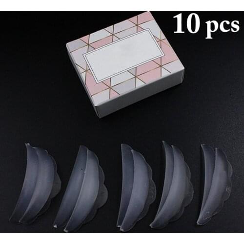 10PCS Kapmore Silicone Eyelash Perming Curler Creative Lash Lift Pad Eyelash Perming Pad Eyelash Extension Shields Pads