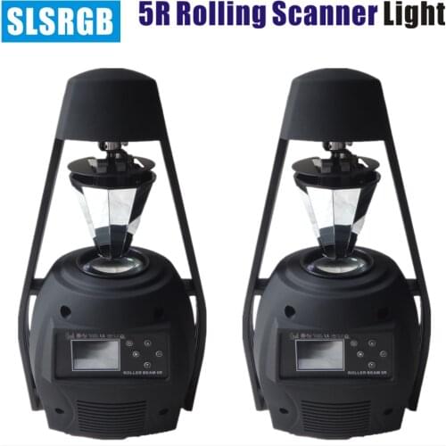 2pcs/lot DJ ROLLER BEAM 5R Barrel Mirror Scanner 5r 200w dj beam roller stage light skylight scanner /platinum 5R drum scanner