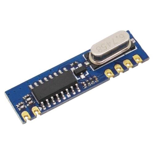 5pcs Wreless RF ASK Receiver Module SRX887 in 433MHz (with 5pcs Nickel Plated Spring Antenna for Free)