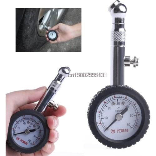 AIMOMETER New Car Vehicle Automobile Tire Air Pressure Gauge 0-60 psi Dial Meter