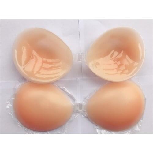 New Invisible Push Up Fly gather bra Self Adhesive Silicone Sticky BH Backless Thick Massage Cup