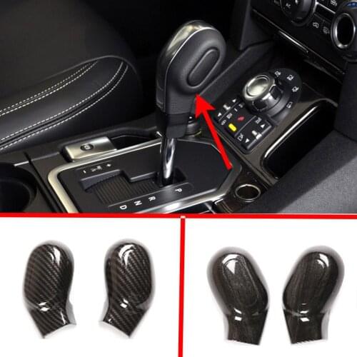 For Land Rover Discovery 3 Discovery 4 LR3 LR4 For Freelander 2 2004-15 ABS Car Gear Shift Head Cover Stickers Car Accessories