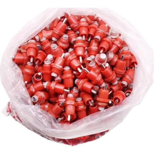 50-200Pcs Chicken Nipple Drinker Drinking Fountain Bird Waterer Nipples Automatic Waters Spring Type Poultry Farming Equipments
