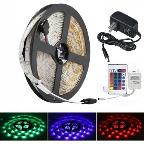 Led strip Kit 5050 IP 67 for Bedroom with Remote and Bluetooth App Control, Music Sync RGB Color Changing Led Light Strips for R