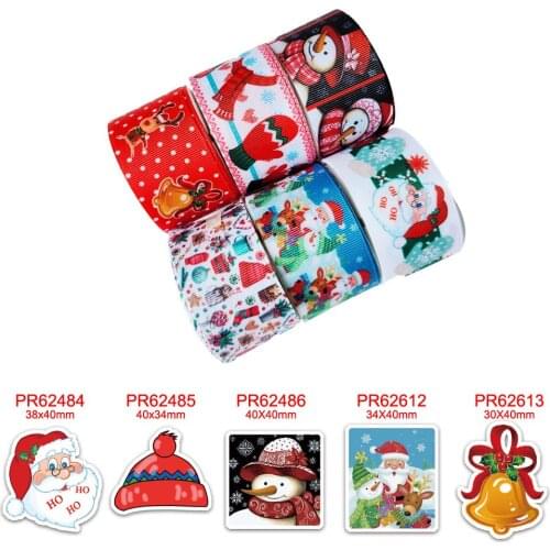 Santa Printed Grosgrain Ribbon 46387