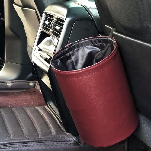 Hot!!! Car Folding Storage Busket Interior Rubbish Container For Waste Organizer Holder Waterproof Garbage Can Folding Trash Bin