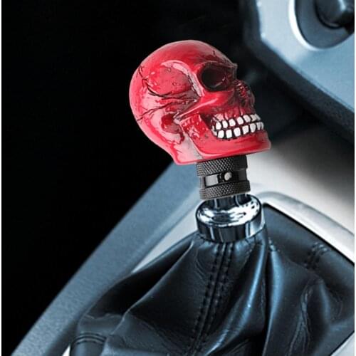 Skull Gear Shift Knob Car Manual Shift Lever Shift Lever Auto Parts Decorative Knob Shift Knob