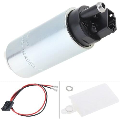 13.8V 10.5A High Flow Universal Durable Metal In-tank Gasoline Fuel Pump with 255Lph F90000262 Suitable for Acura Honda
