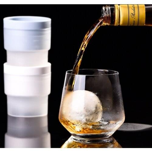 Whiskey Ice Hockey Molds Machine Silicone Ice Tray Drinking Ice Cube Maker Wine Ice Ball Molding stick Kitchen Accessories Set