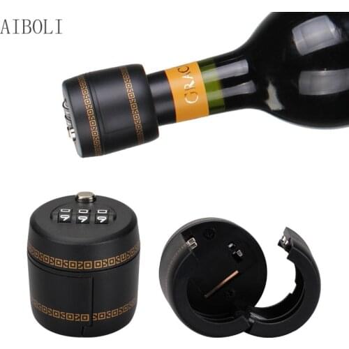 Red Wine Bottle Lock, Wine and Foreign Wine, White Wine, Wine Bottle Cap Lock, Wine Bottle Lock, Combination Lock
