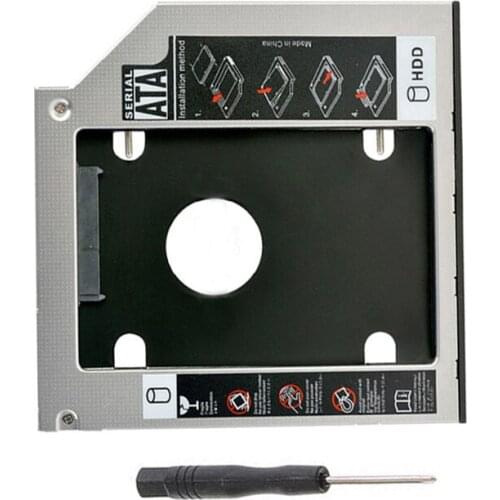 12.7mm SATA 2nd SSD HDD Caddy for Toshiba C675-s7200 Satellite Pro S500 Tecra A11 M11 S10 Hard Disk Drive Caddy
