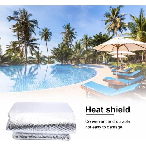 4 Size Swimming Pool Heat Preservation Cover Safe Odorless Dust-proof Pool Cover Rectangular Thermal Insulation Pool Film