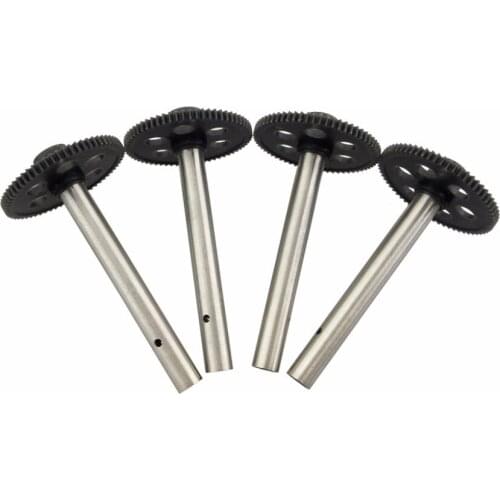 4PCS Large Gear Spindle with Spindle for DFD F181 F183 H8C H12C Quadcopter Spare Parts Drone Spindle - Black