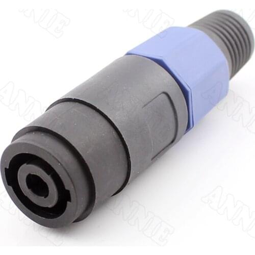 50pcs/lot 4 Pin Professional Female Socket Audio Accessary Speaker Connector