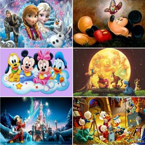 Full Square Drill 5D DIY Diamond Painting Cartoon Disney Donald Duck Diamond Embroidery Cross Stitch Mosaic Home Decoration Gift