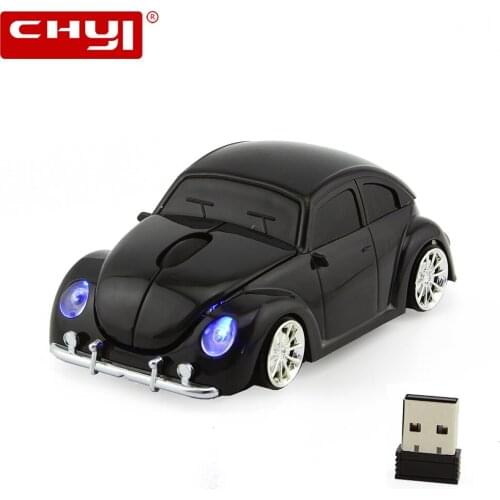 CHYI Sports Car Shape Wireless Mouse 3D USB Optical Mause PC Computer Mini Portable Mice For Kids Gift Collection Laptop Desktop