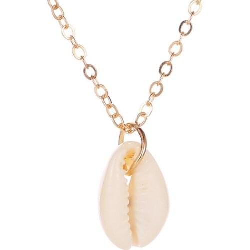 RONGQING 1pcs natural shell ocean Sandy beach long necklace Fashion Jewelry Gift 2019