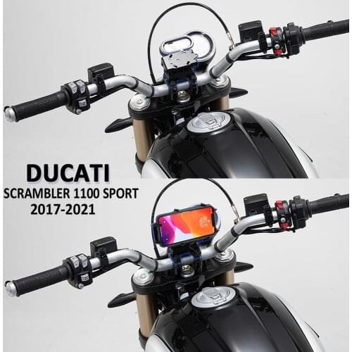For Ducati Scrambler 1100 Sport 2017-2021 Motorcycle Accessories Phone USB Navigation Bracket GPS