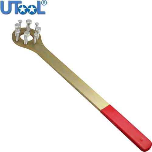 Engine Crank Pulley Tool Crankshaft Pulley Screw Holder Wrench for Subaru Foresters Toyota GT86