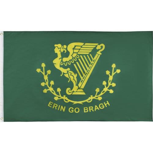 90x150cm Ireland Irish Harp Erin Go Bragh Flag