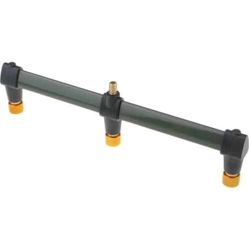 Carp Coarse Fishing Steel Rod Rest Holder Buzz Bar Buzzbars for 3 Rods