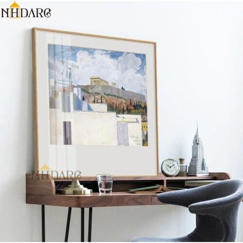 NHDARC Canvas Giclee Print Poster Painting Scenery Landscape Wall Pictures Art for Living Room Home Decor Square ARC00897