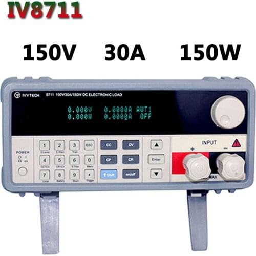 IVYTECH IV-8711 Load Professional Programmable DC Electrical Load Digital Control DCLoad Electronic Battery Tester 150V 30A 150W