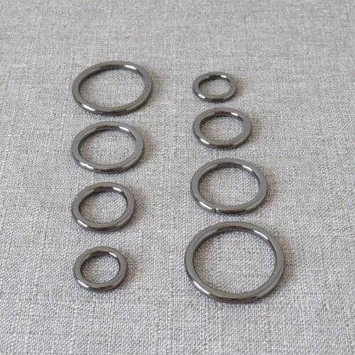 10pcs/Lot Metal O Ring Hardware Belt Buckle Clasp Loop For Bag Dog Pet Harness Luggage Backpack DIY Sewing Garment Accessory