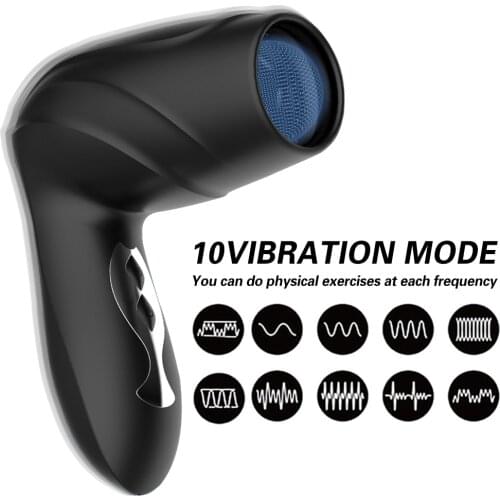 Blowjob Penis Vibrator Strong Vibrating Men Automatic Masturbator Cup Oral Glans Massager Sex Toys for Men Delay Lasting Trainer