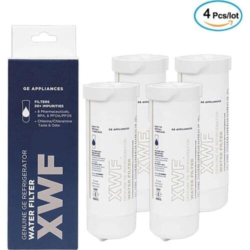 Replacement for GE XWF Refrigerator Water Filter Pack of 4