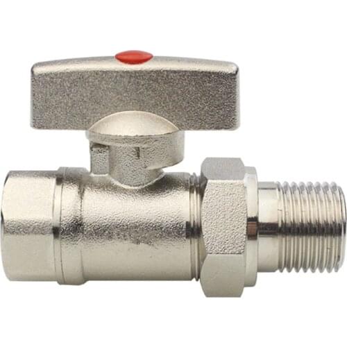 Full Copper 4 points Large Flow Thickening Inner And Outer Wire Live Connection Ball Valve Heating Through Switch Ball Valve