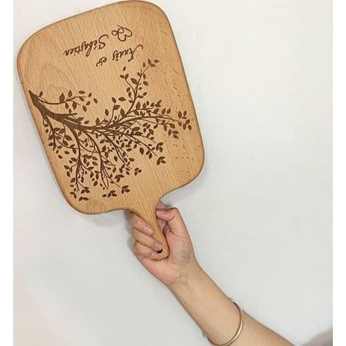 Beech Wood Cutting Board Japanese Solid Wood Bread Pizza Sushi Steak Board Cutting Vegetables Fruit Cutting Board Dormitory Smal