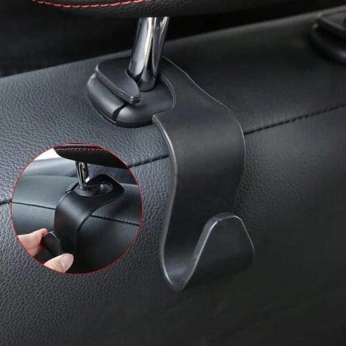 Universal Car Seat Back Hook Car Accessories Interior Portable Hanger Holder Storage Car Seat Headrest Hanger Bag Hook Holder