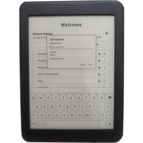 New 7.8 inch WiFi E Book Reader 16GB ROM+2GB RAM Octa-core 300PPI Touch HD Screen Bluetooth audio E-ink android 8.1 Ereader