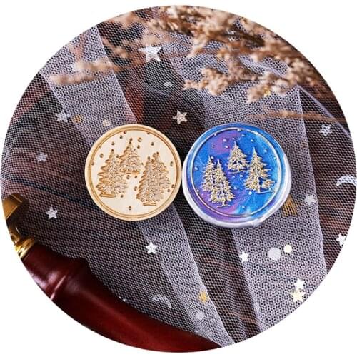 WYSE Tree Sealling Wax Stamp Forest Wax Stamp Seal for DIY Scrapbooking Wedding Party Envelope Handmade Tools