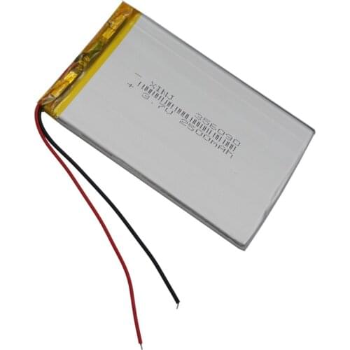 XINJ 3.7V 2500mAh Lithium Polymer lipo Battery Li ion 356090 For Plate PAD phone Set tv box E-book MID Portable DVD Tablet PC