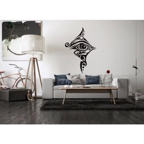 YOYOYU Wall Decal Egypt Art Design Eye Tattoo Vinyl Wall Stickers Modern Fashion Mural Interior Accessories Home Decor DIY SY733