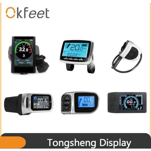 Okfeet TSDZ2 VLCD5 Operator Button VLCD6 XH18 LCD Ebike Display TONGSHENG Mid Drive Motor TSDZ 2 Kit Electric Bike accessories