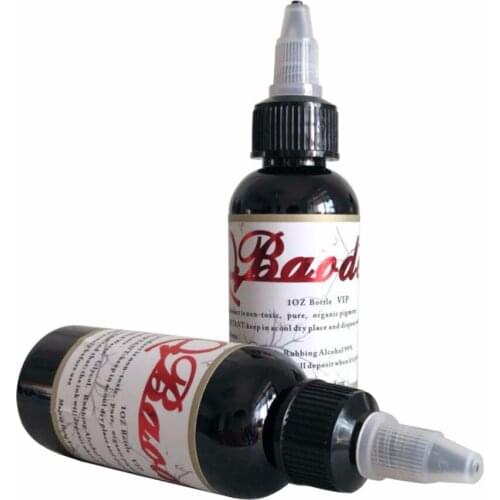 1 Bottle 2oz Tattoo Ink Pigment Set Kits Body Arts 60ml black Professinal Beauty Permanent Makesup Paints