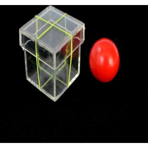 1 Set Magic Props Children Ball Penetrating Through Box Magic Toy Magic Trick for Professional Magician ConJuring Stage Close-up