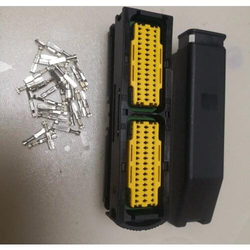 1pcs/lot 90 Pin/Way ECU FCI Female Male Wiring Harness Connector Plug 211PC902S0009 211PL902Y0008