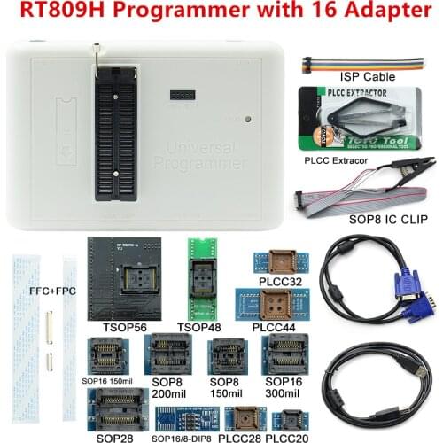 100% Original PRODUCTS EMMC-Nand FLASH Extremely fast universal Programmer RT809H