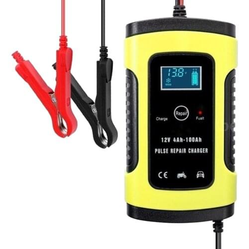 2Pcs Full Automatic Car Battery 12V 6A Amp Power Pulse Repair Charger US