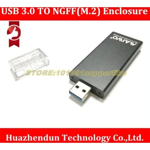20PCS -New Arrivals 1PCS USB 3.0 to NGFF M.2 SSD Adapter Card External Enclosure Case M.2(ngff) Enclosure Case K1688
