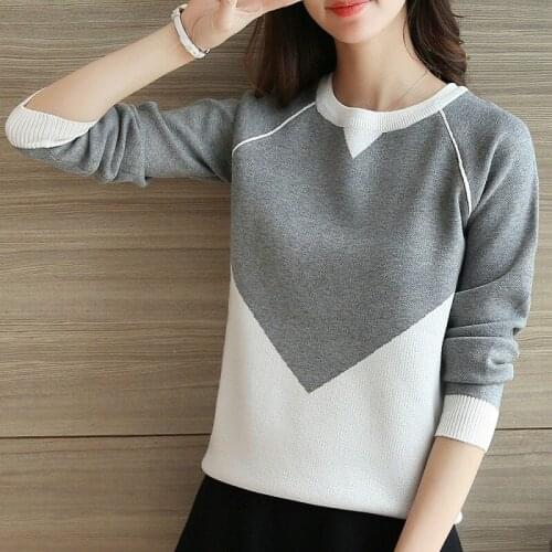 2020 Jumper Feminino Ohclothing Korean Version Of The New Spring Dress Sweater Sleeved Loose Backing Jacket Female Students