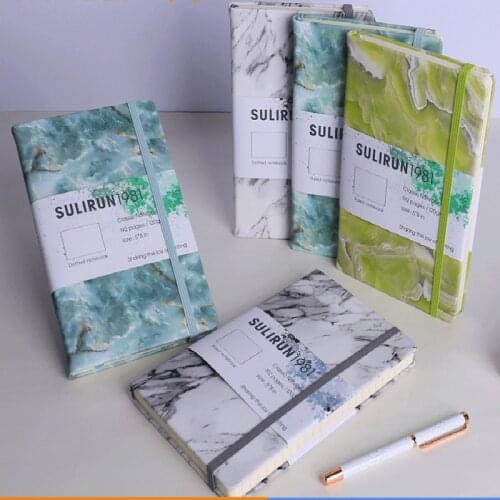 2021 Agenda Notebook Pu Upscale Planner Creative Marble Business Squared Notebooks and Journals Office 365 Soft Beautiful