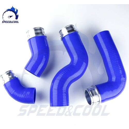 4-Ply Car Silicone Air Turbo Intercooler Pipe Hose Kit For VW Golf GTI MK5 MKV FSI 2.0T Turbo High Pressure