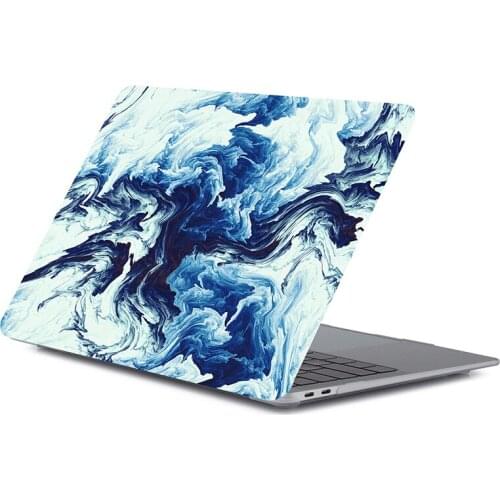 Blue Glacier Ice Pattern Laptop Case For Apple MacBook Pro Retina Air 12 13.3 15inch,for new Air/ Pro A1932 A2159 Cover shell