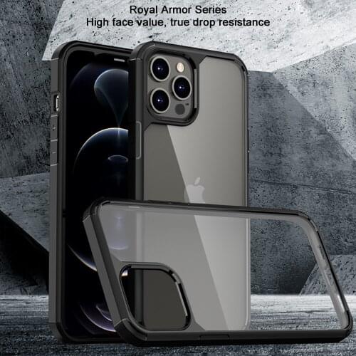 Thicken Shockproof Phone Case For iPhone 11 12 Pro Max X XS Max XR 7 8 Plus Transparent Protection Back Cover For 12 11 X Case